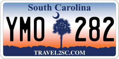 SC license plate YMO282
