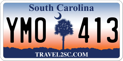 SC license plate YMO413