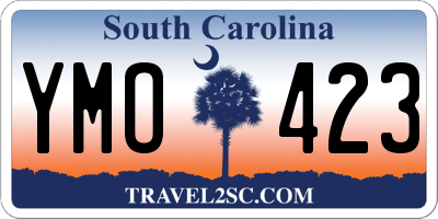 SC license plate YMO423