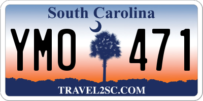 SC license plate YMO471