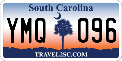 SC license plate YMQ096