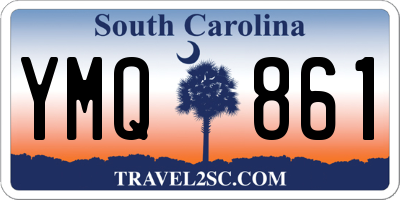 SC license plate YMQ861