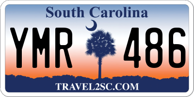 SC license plate YMR486