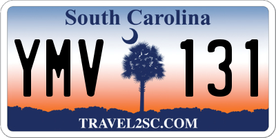SC license plate YMV131