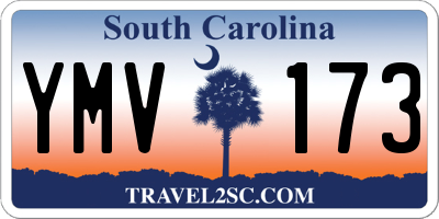 SC license plate YMV173