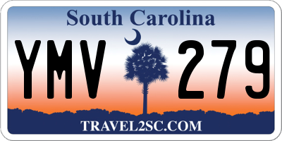 SC license plate YMV279