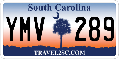 SC license plate YMV289
