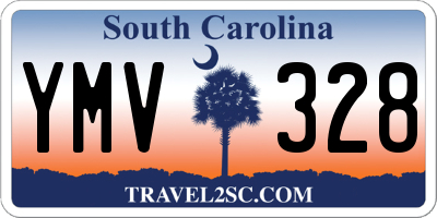 SC license plate YMV328