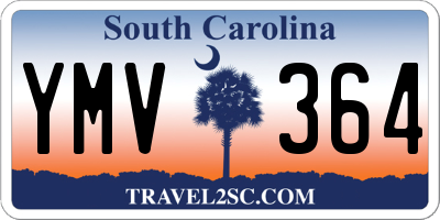 SC license plate YMV364