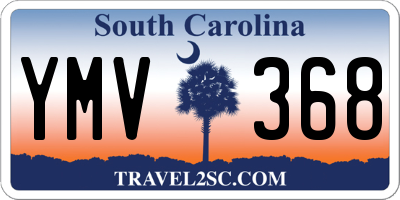 SC license plate YMV368