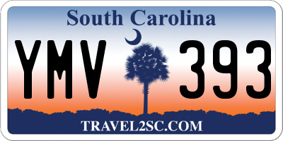SC license plate YMV393