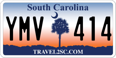SC license plate YMV414