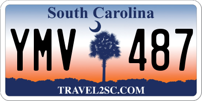SC license plate YMV487