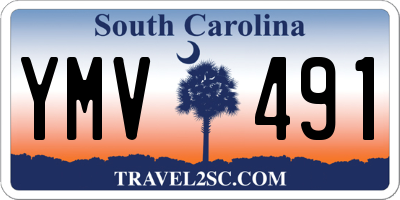 SC license plate YMV491