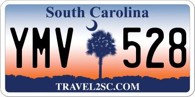 SC license plate YMV528
