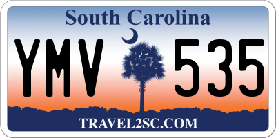 SC license plate YMV535