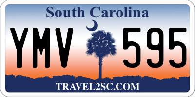 SC license plate YMV595