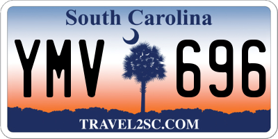 SC license plate YMV696
