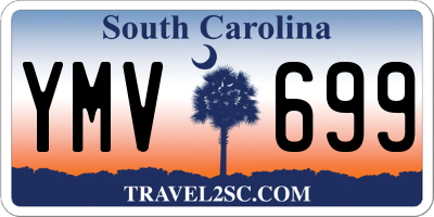 SC license plate YMV699