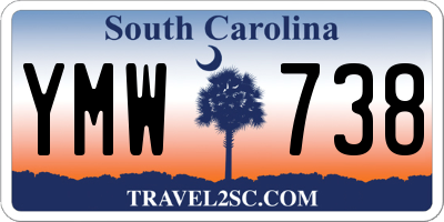 SC license plate YMW738