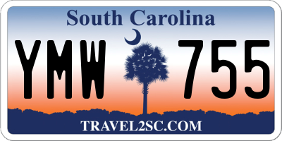 SC license plate YMW755