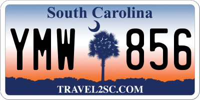SC license plate YMW856
