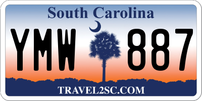 SC license plate YMW887