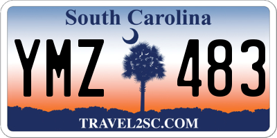 SC license plate YMZ483