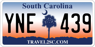 SC license plate YNE439