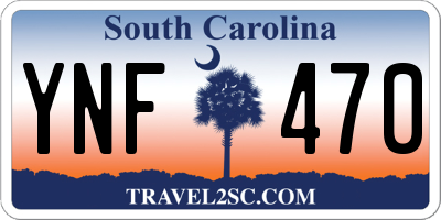 SC license plate YNF470