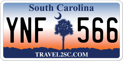 SC license plate YNF566