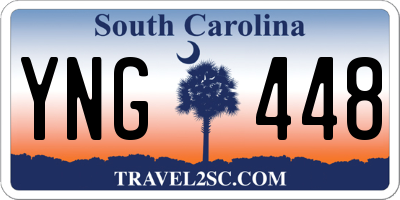 SC license plate YNG448