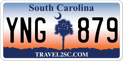 SC license plate YNG879
