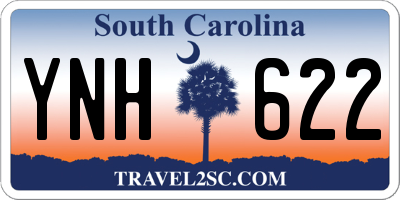 SC license plate YNH622