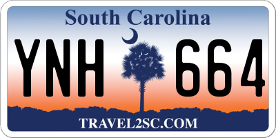 SC license plate YNH664