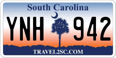 SC license plate YNH942