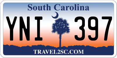 SC license plate YNI397