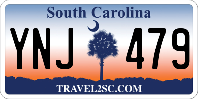 SC license plate YNJ479