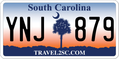 SC license plate YNJ879
