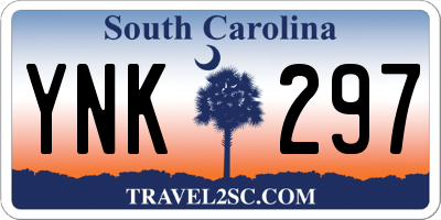 SC license plate YNK297