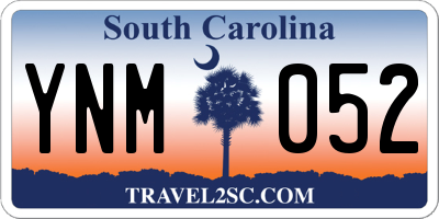 SC license plate YNM052