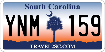 SC license plate YNM159