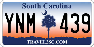 SC license plate YNM439