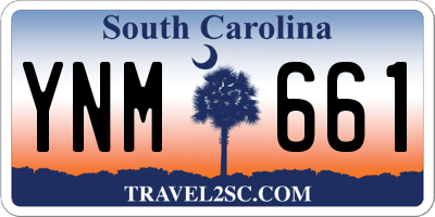 SC license plate YNM661