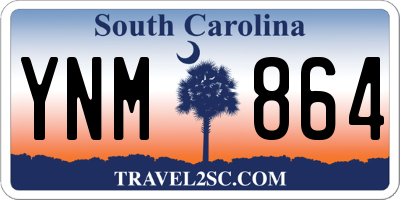 SC license plate YNM864