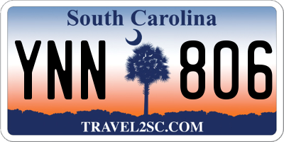 SC license plate YNN806