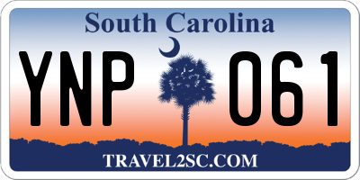 SC license plate YNP061
