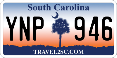 SC license plate YNP946