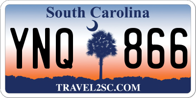 SC license plate YNQ866