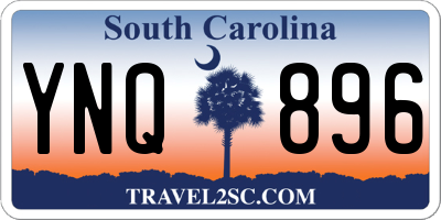 SC license plate YNQ896